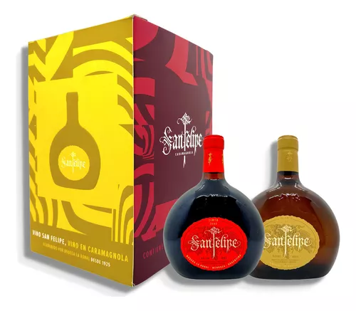 SAN FELIPE MIX 1 VINO BLANCO + 1 VINO TINTO 750ml C/ESTUCHE
